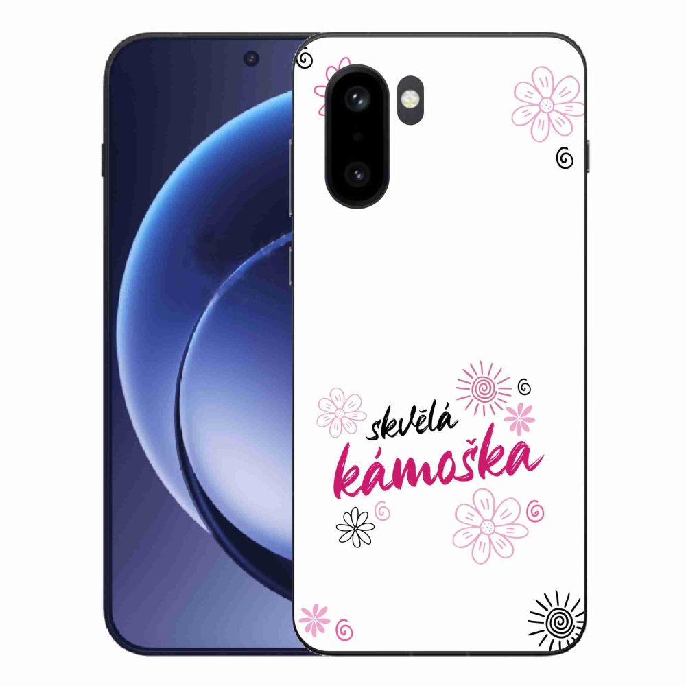 Gél borítás mmCase One Plus 15R - nagyszerű haver fehér háttérrel