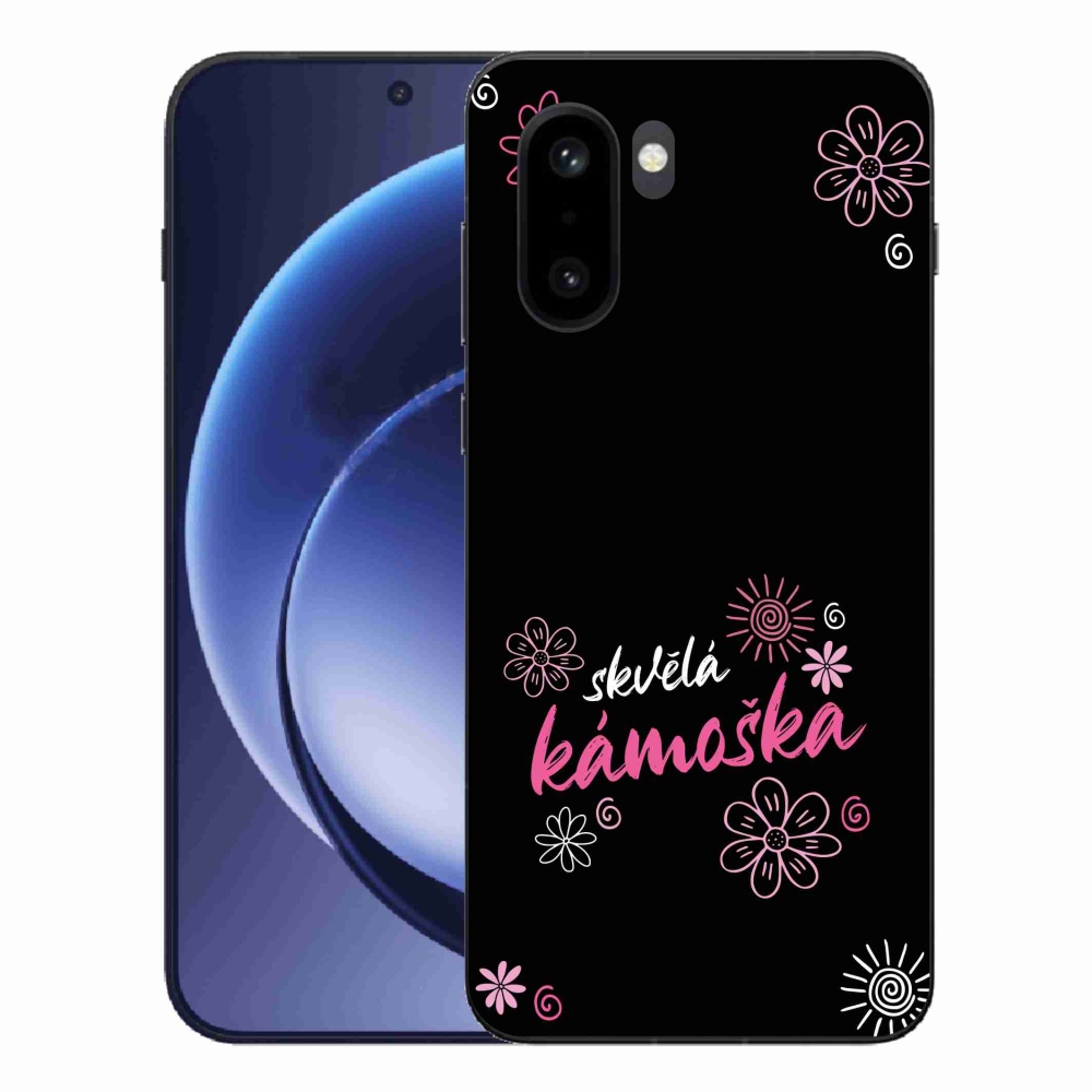 Gél borítás mmCase One Plus 15R - nagyszerű haver fekete háttérrel