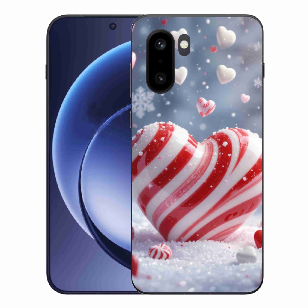 Zselés borítás mmCase a One Plus 15R készülékhez - édes szív