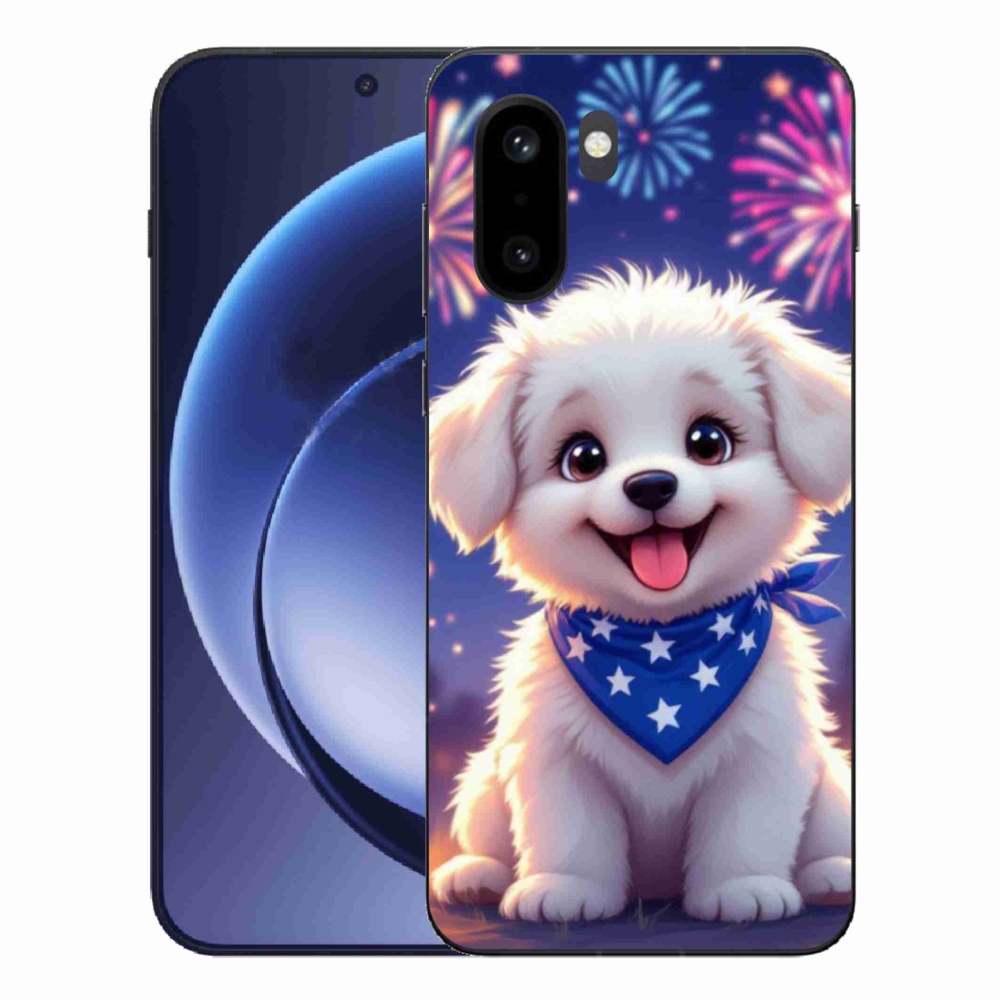 Zselés borítás mmCase a One Plus 15R készülékhez - ünnepi kiskutya