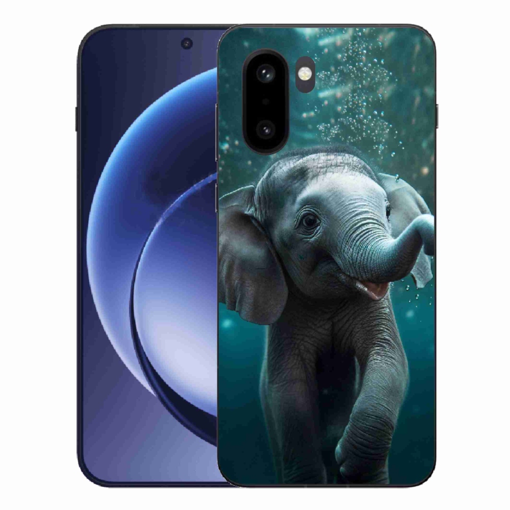 Zselés borítás mmCase for One Plus 15R - elefánt víz alatt