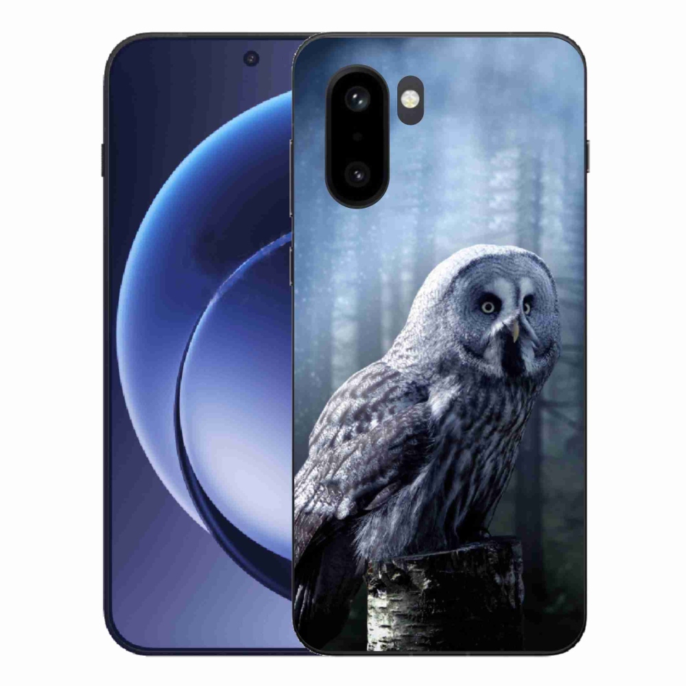 Zselés tok mmCase a One Plus 15R készülékhez - bagoly