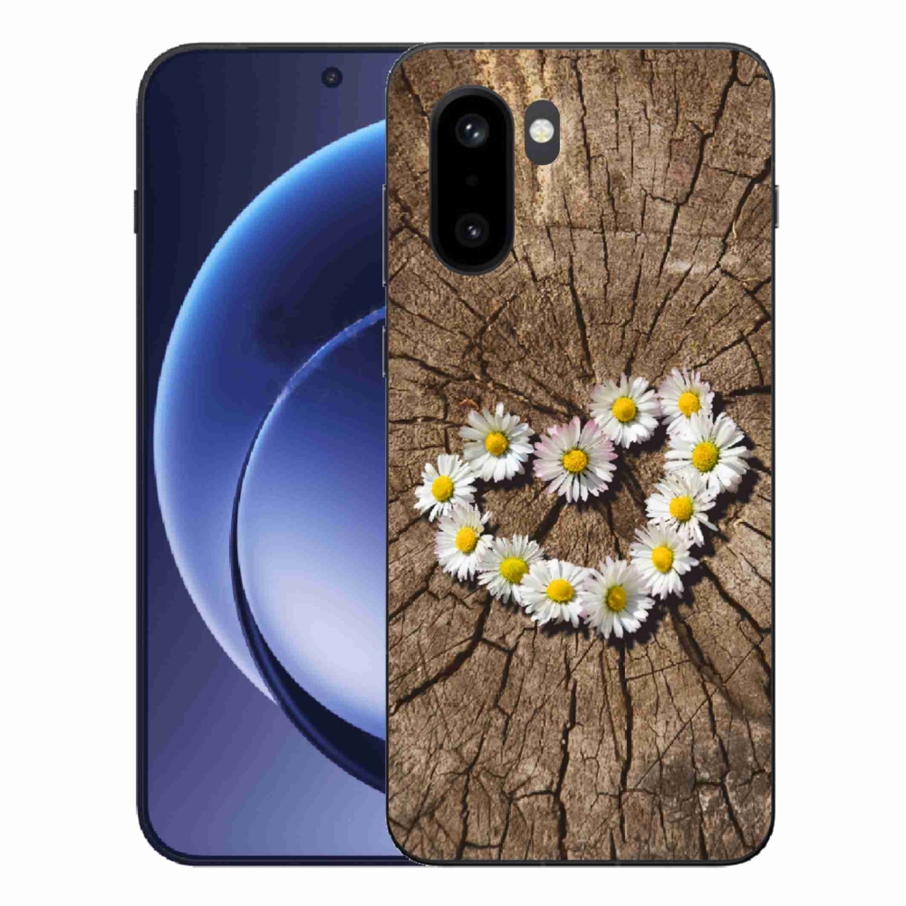 Zselés borítás mmCase a One Plus 15R készülékhez - Százszorszép szív