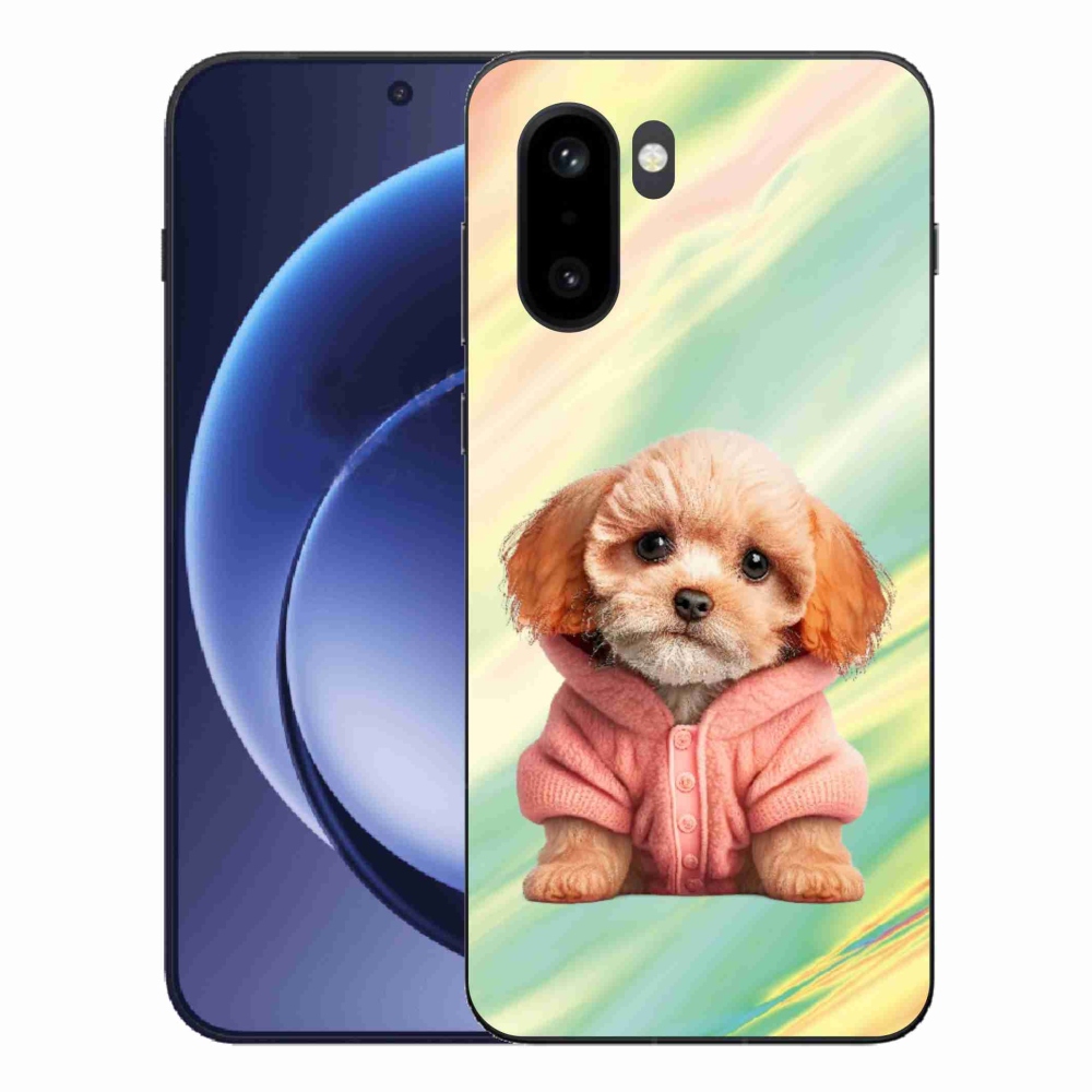 Gél borítás mmCase a One Plus 15R-hez - pulóveres kiskutya