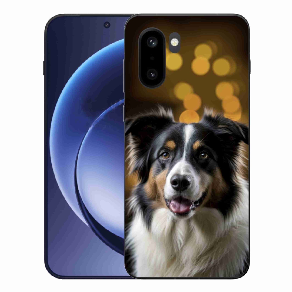 Zselés borítás mmCase for One Plus 15R - mosolygós ausztrál juhászkutya