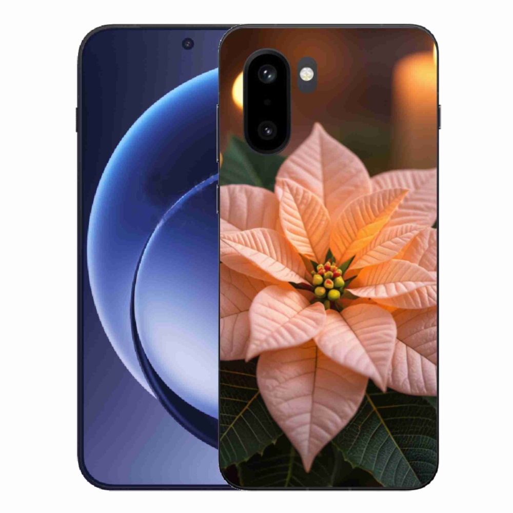 Zselés borítás mmCase a One Plus 15R készülékhez - mikulásvirág