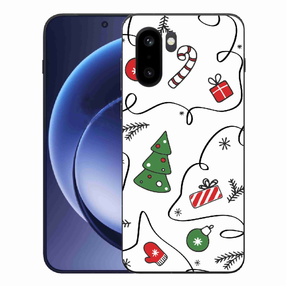 Zselés borító mmCase a One Plus 15R készülékhez - karácsonyi motívumok