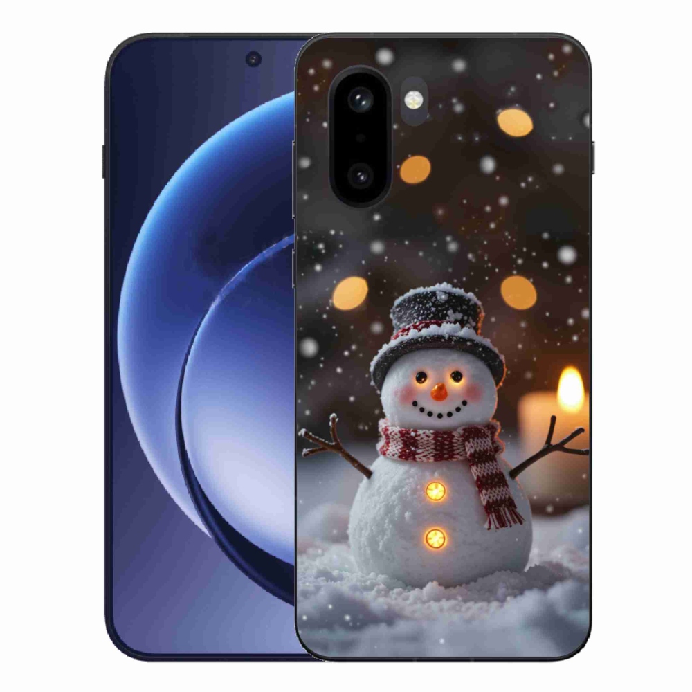 Zselés borítás mmCase a One Plus 15R készülékhez - boldog hóember