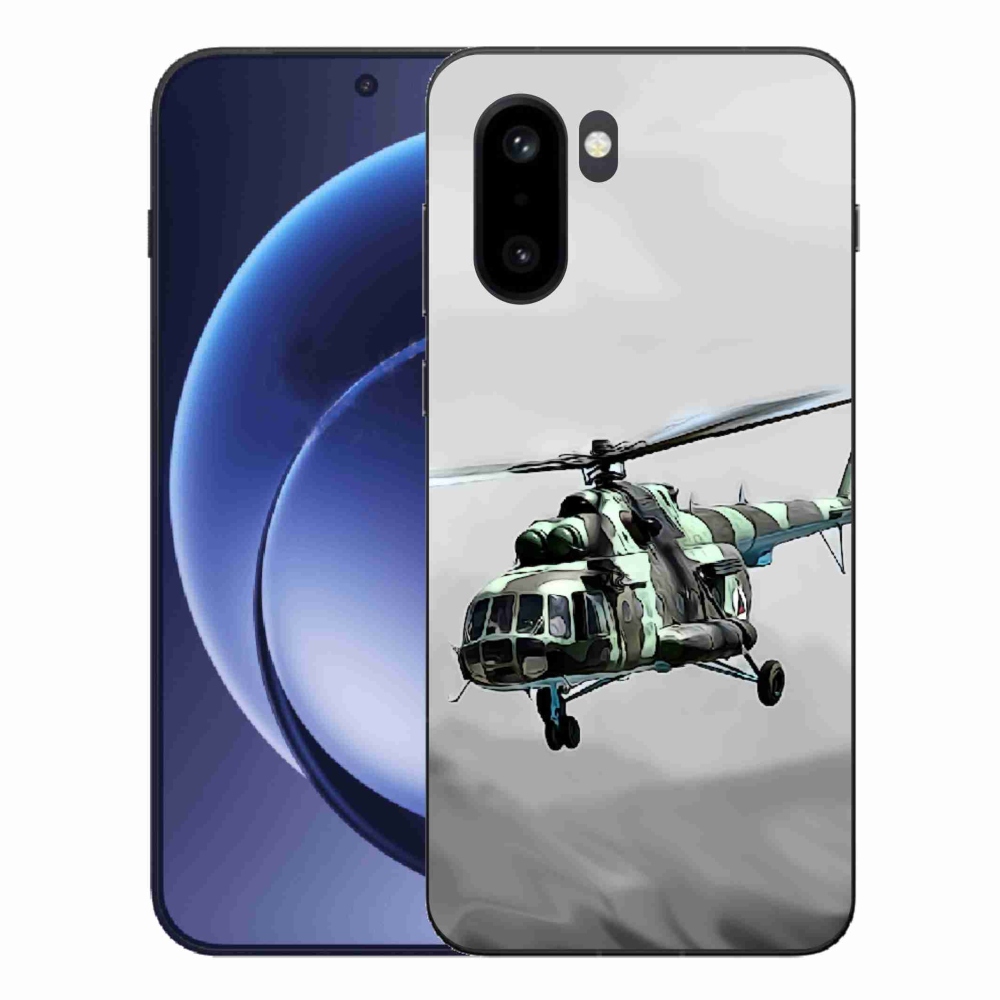 Zselés borítás mmCase for One Plus 15R - katonai helikopterhez