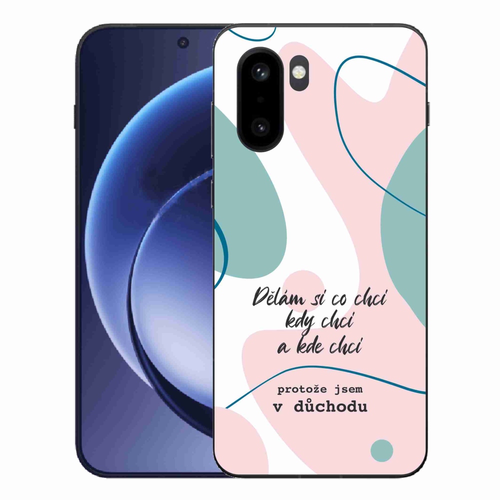 Gél borító mmCase a One Plus 15R készülékre - vicces szöveg 10 fehér háttér