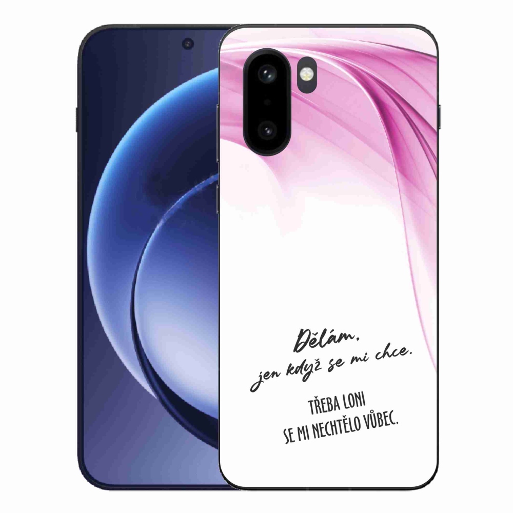 Gél borító mmCase on One Plus 15R - vicces szöveg 12 fehér háttér