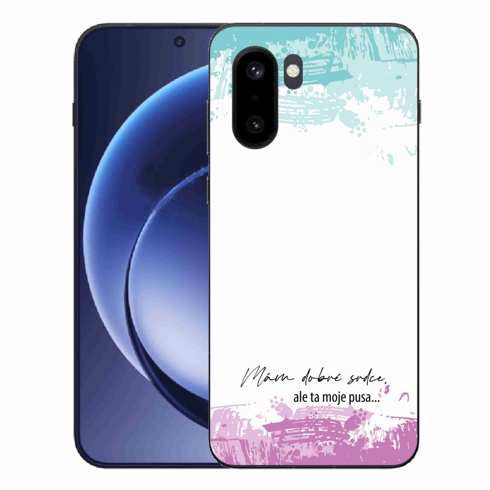 Zselés borító mmCase a One Plus 15R készülékre - vicces szöveg 3 fehér háttérrel
