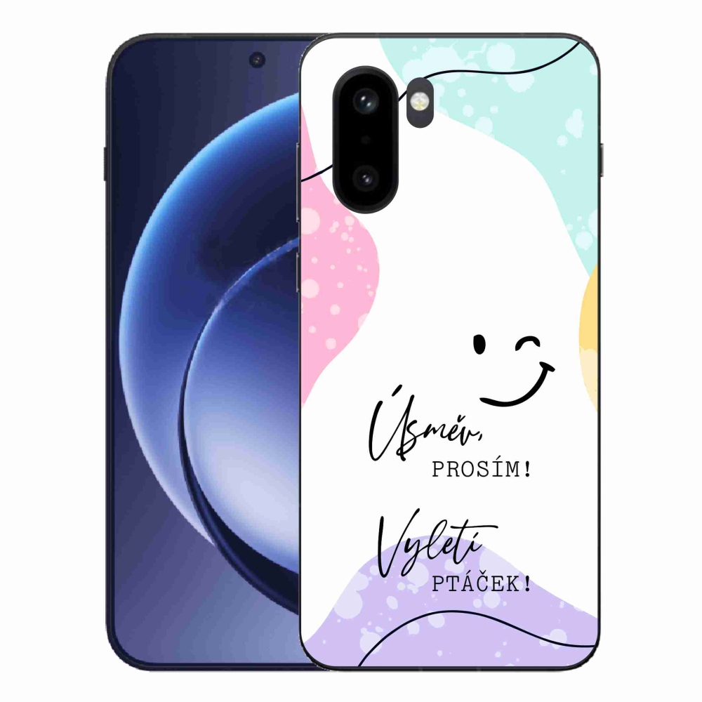 Gél borító mmCase a One Plus 15R készülékre - vicces szöveg 4 fehér háttérrel