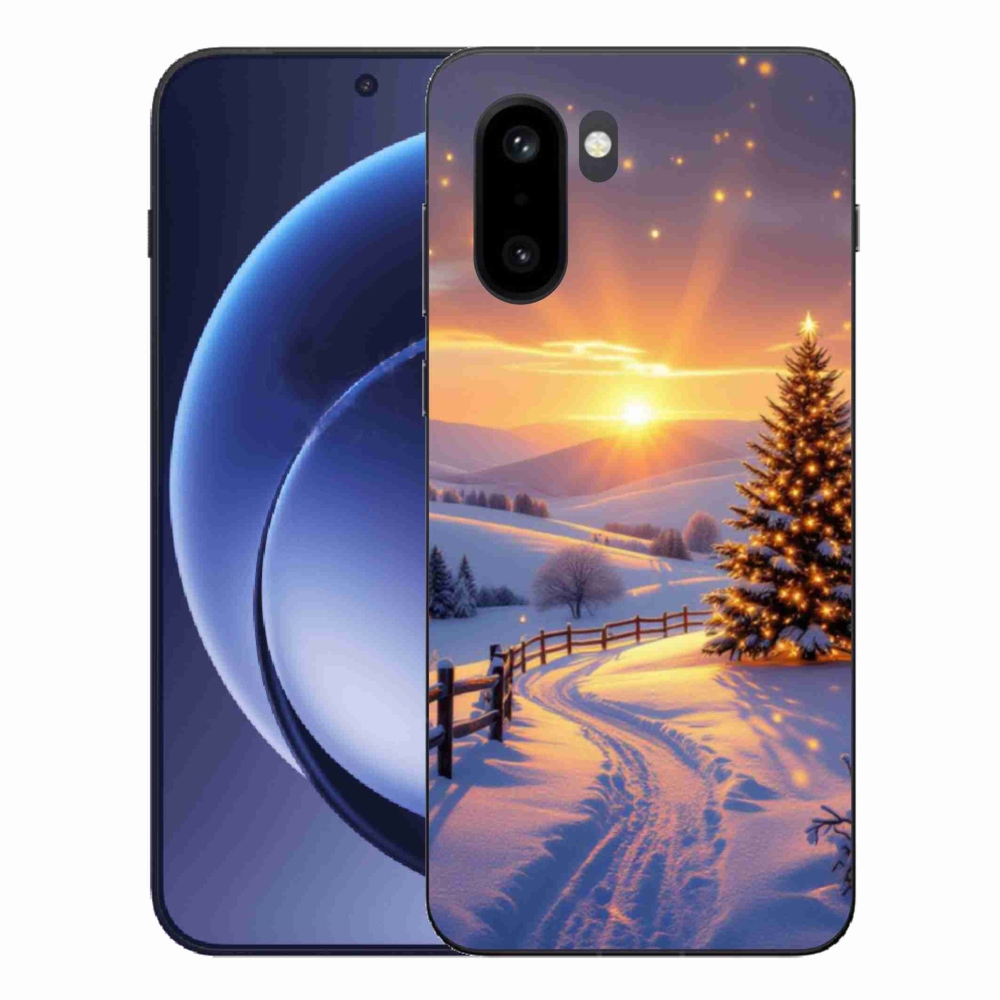 Zselés borítás mmCase a One Plus 15R készülékhez - téli tájkép