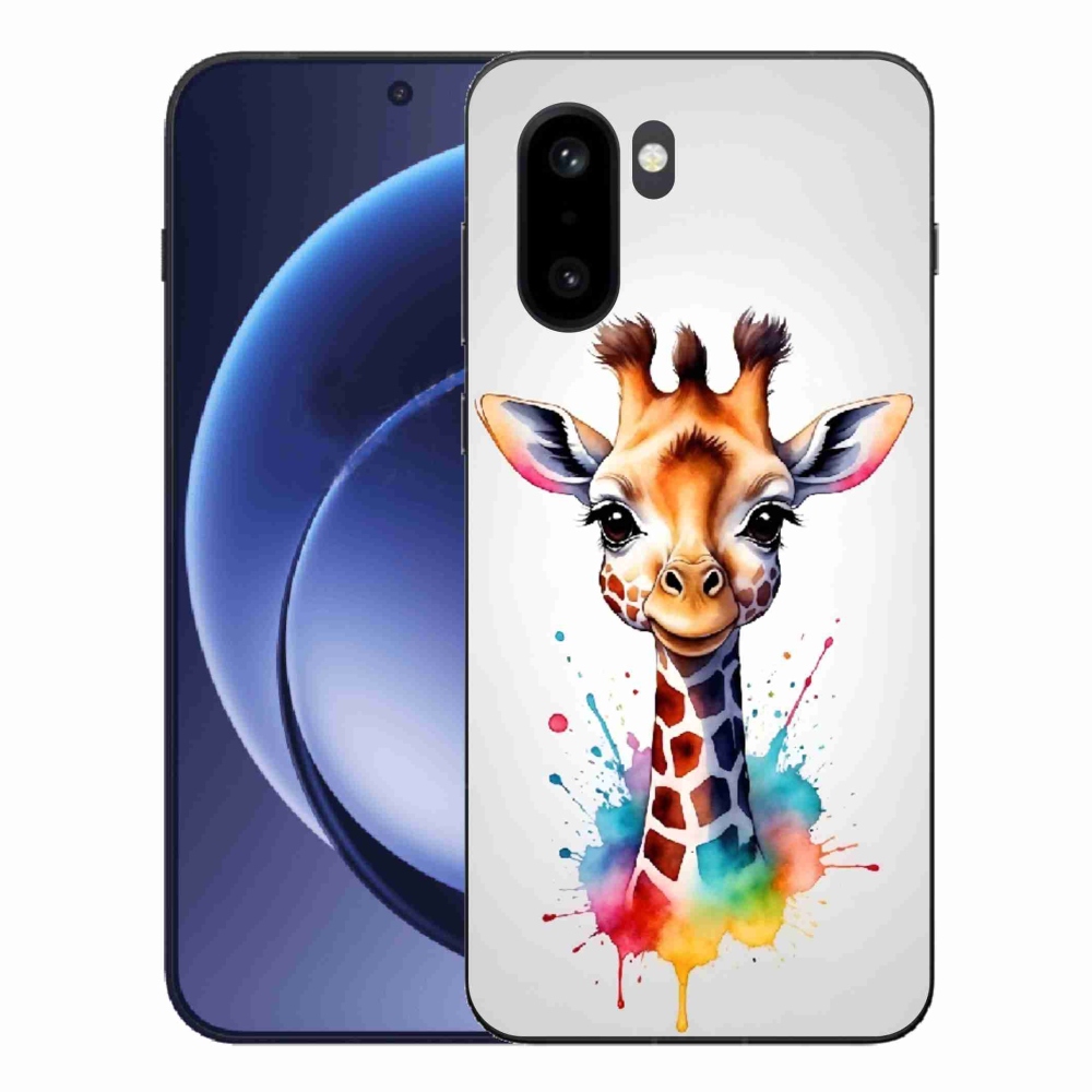 Zselés borítás mmCase a One Plus 15R készülékhez - zsiráf 1