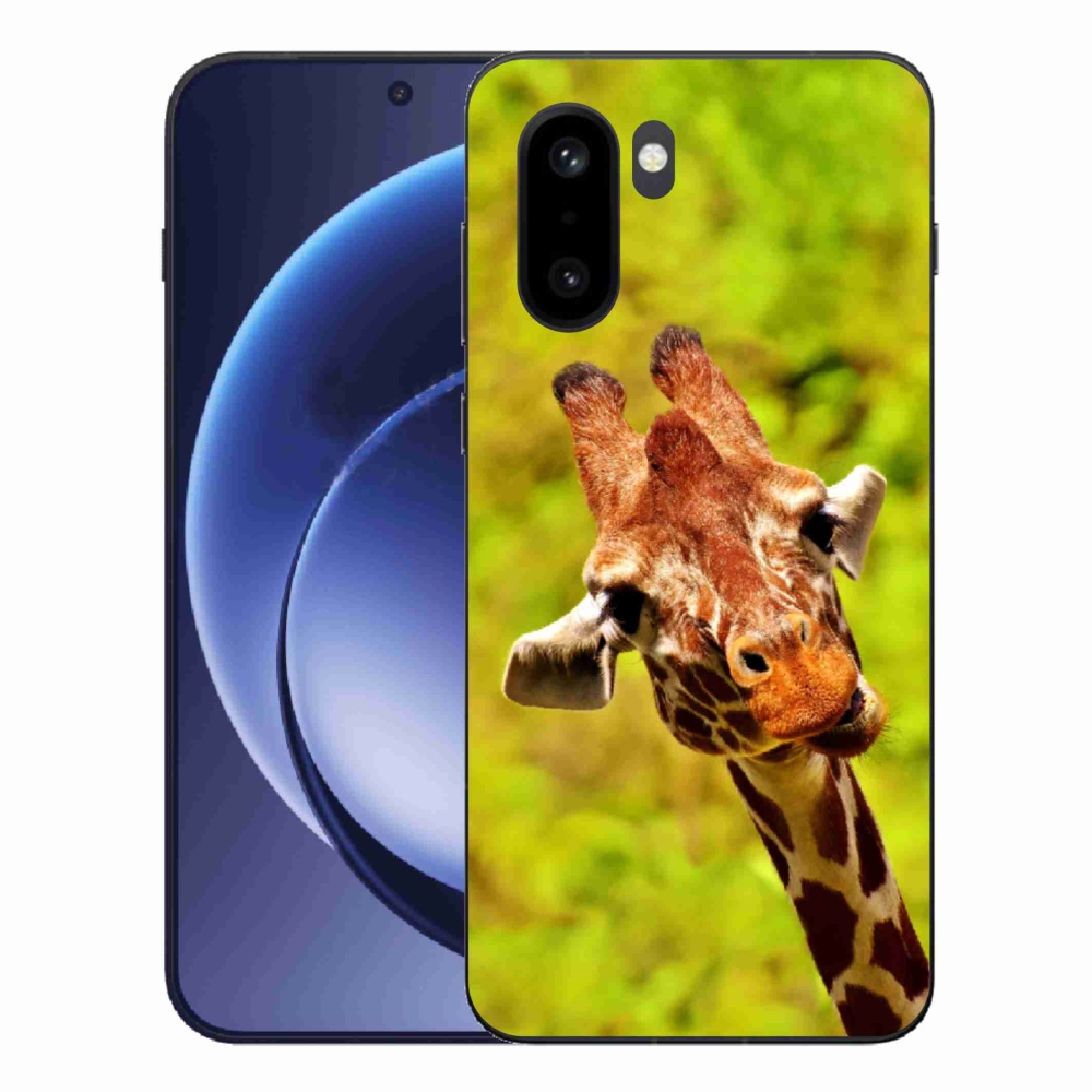 Zselés tok mmCase One Plus 15R készülékhez - zsiráf