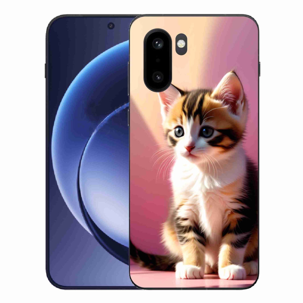 Zselés borítás mmCase a One Plus 15R készülékhez - kíváncsi cica 2