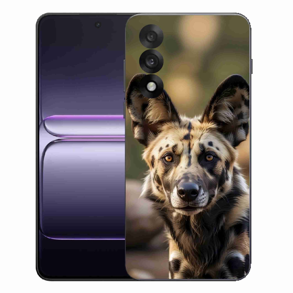Zselés borítás mmCase a One Plus Nord 5 készülékhez - Afrikai vadkutya