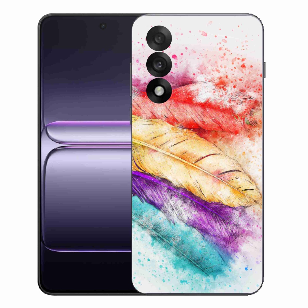 Zselés borítás mmCase a One Plus Nord 5 készülékhez - színes toll