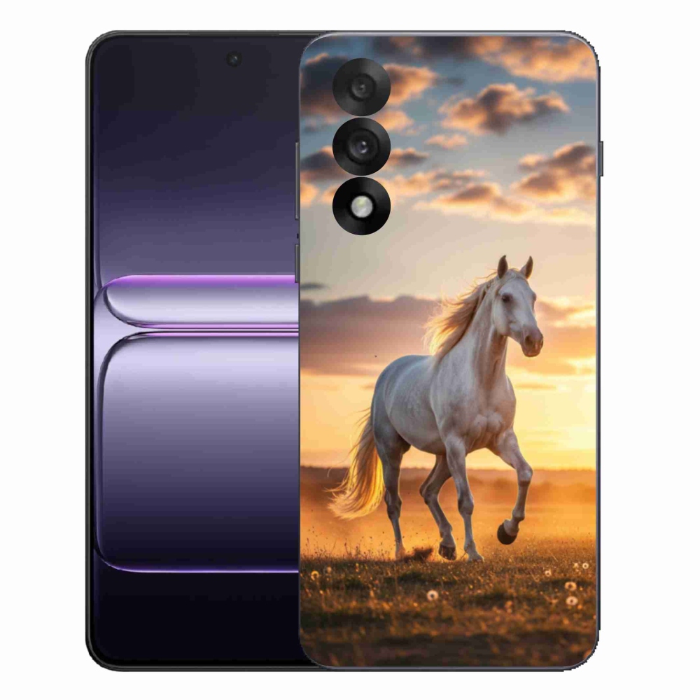 Gél borítás mmCase on One Plus Nord 5 - futó fehér ló 2