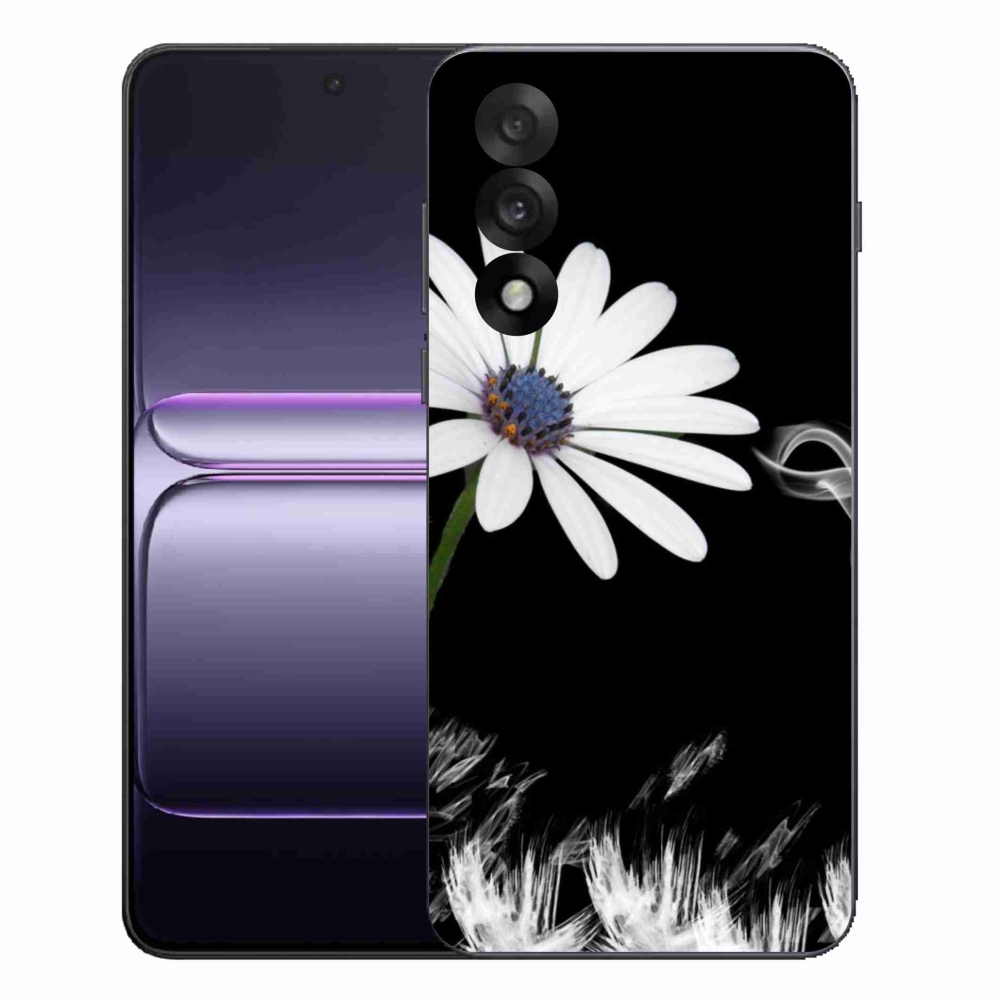 Gél védőhuzat mmCase One Plus Nord 5 - fehér virág