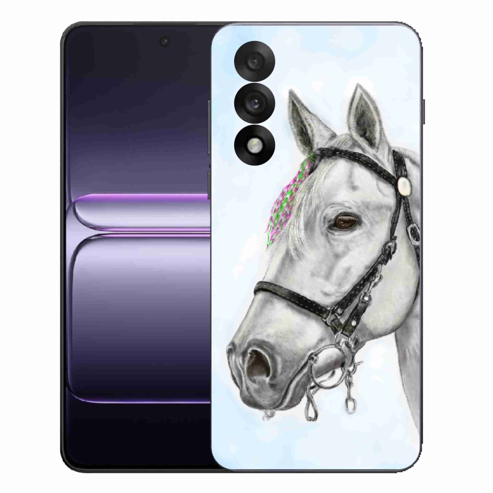 Zselés tok mmCase a One Plus Nord 5 készülékhez - fehér ló 1