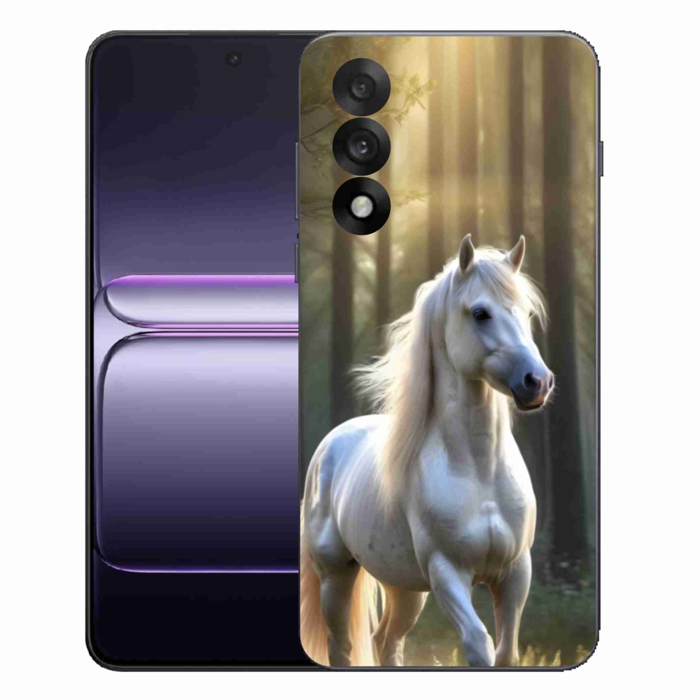 Gél borítás mmCase on One Plus Nord 5 - fehér ló 3