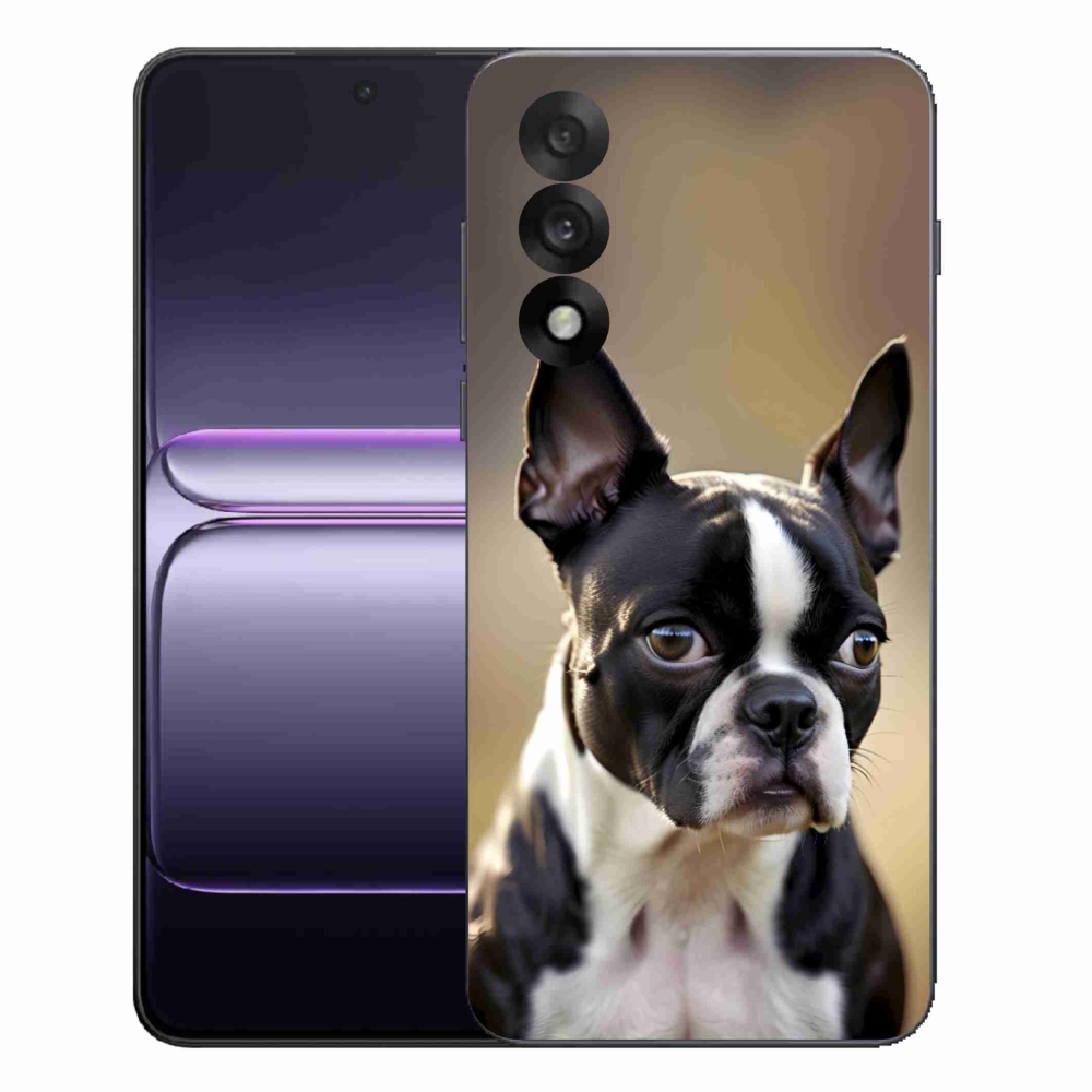 Zselés borítás mmCase a One Plus Nord 5 készülékhez - Boston Terrier
