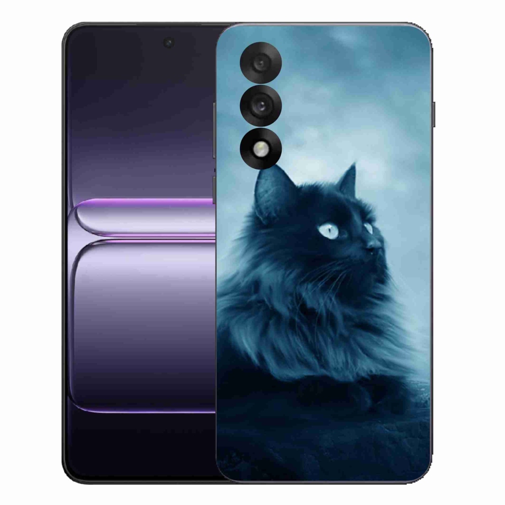 Zselés tok mmCase a One Plus Nord 5 készülékhez - fekete cat 1