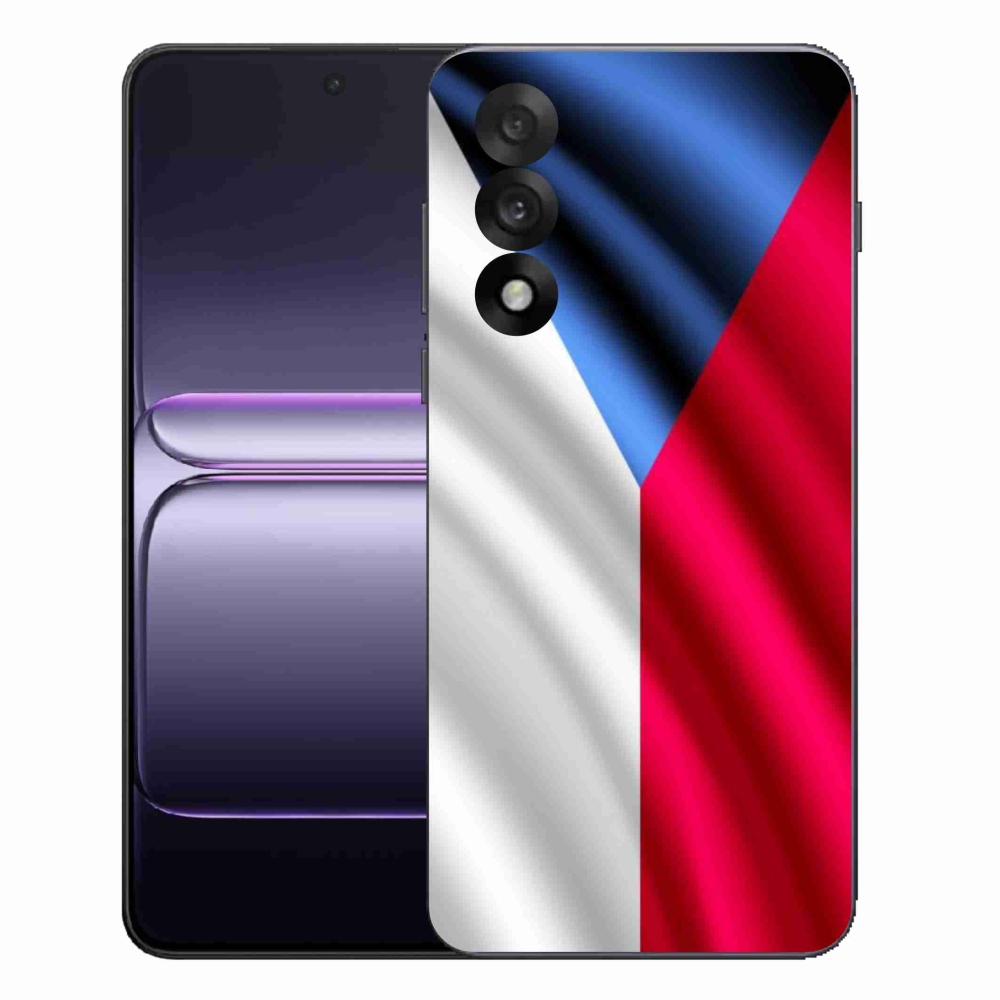Zselés borítás mmCase a One Plus Nord 5-re - cseh zászló