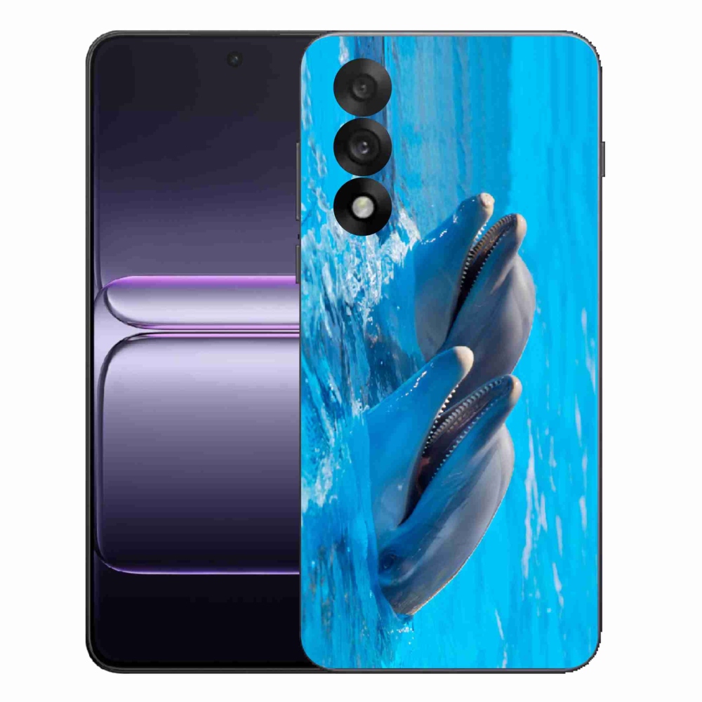 Zselés borítás mmCase a One Plus Nord 5 készülékre - delfinek