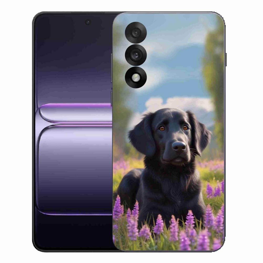Zselés borítás mmCase One Plus Nord 5 készülékhez - elegáns fekete retriever