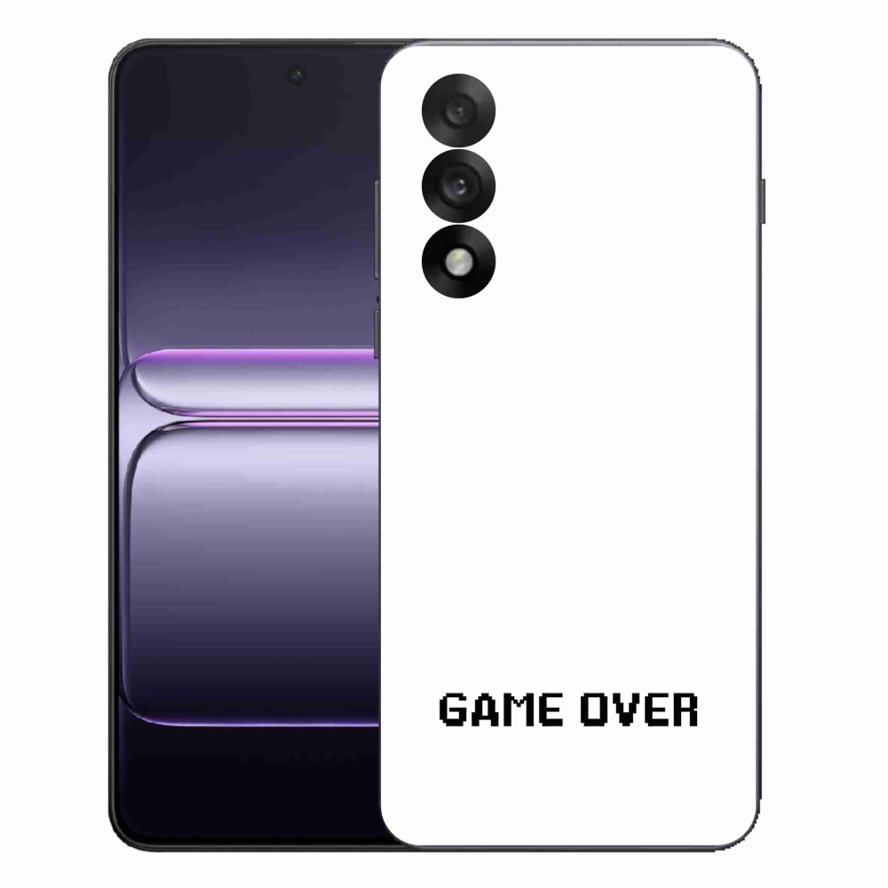 Gél borítás mmCase a One Plus Nord 5-re - játék fehér háttérrel