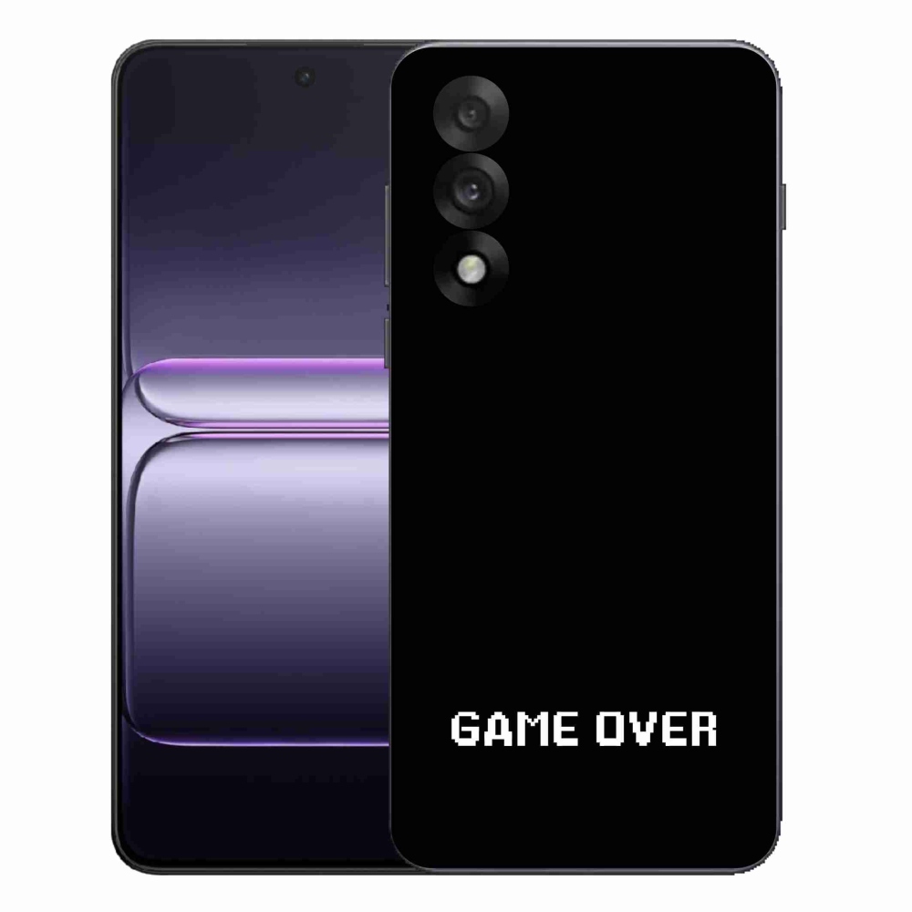 Gél borítás mmCase a One Plus Nord 5-re - játék fekete háttérrel