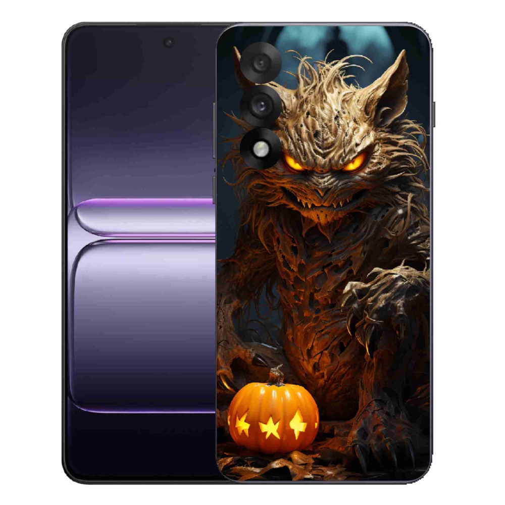 Gél borítás mmCase a One Plus Nord 5 számára - Halloween szörnyeteg