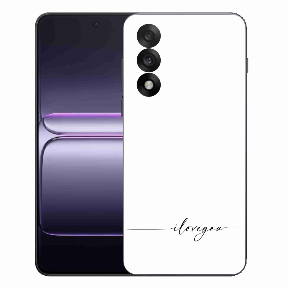 Gél borító mmCase a One Plus Nord 5 készülékre - Szeretlek fehér háttérrel