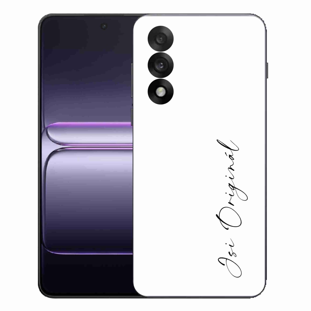 Gél borító mmCase a One Plus Nord 5 - te vagy az eredeti fehér háttérrel