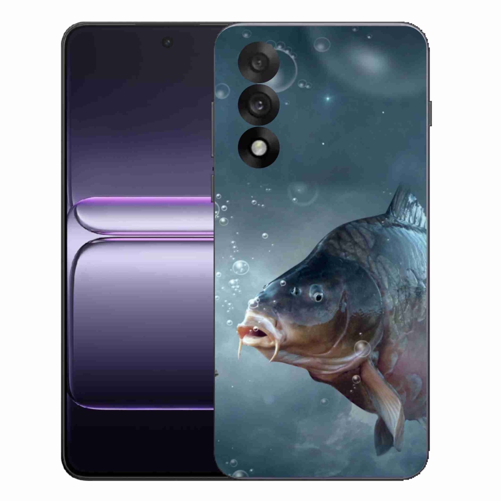 Zselés borítás mmCase a One Plus Nord 5 készülékre - ponty és buborékok