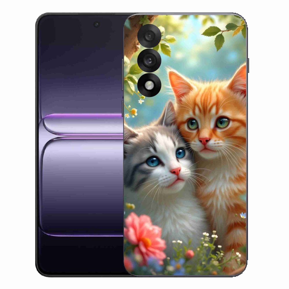 Zselés borítás mmCase a One Plus Nord 5 készülékhez - cat love 2