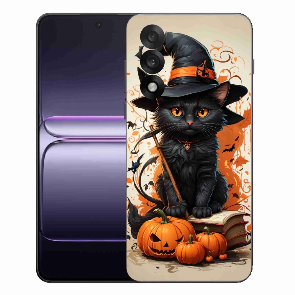 Zselés borítás mmCase a One Plus Nord 5 készülékre - cat wizard