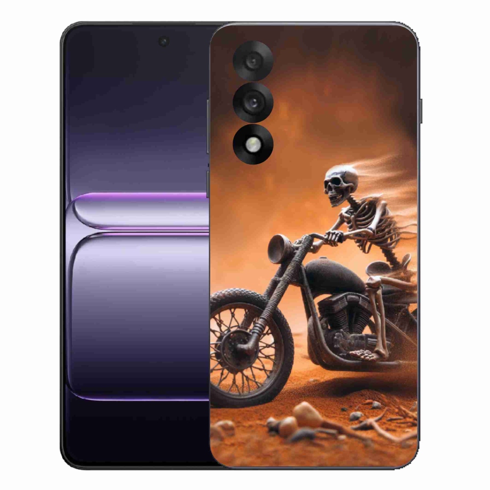 Gél borítás mmCase a One Plus Nord 5 - motorkerékpár csontvázra