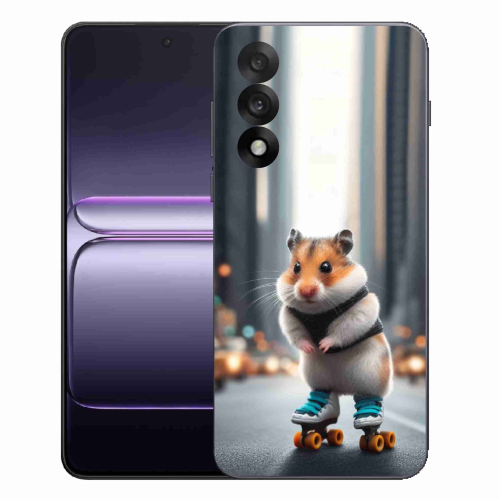 Gél borítás mmCase for One Plus Nord 5 - hörcsög a korcsolyán