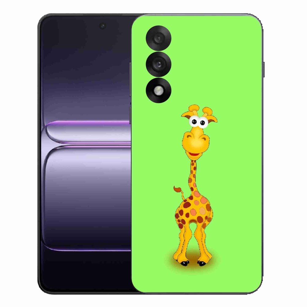 Zselés borítás mmCase a One Plus Nord 5 készülékhez - rajzfilm zsiráf