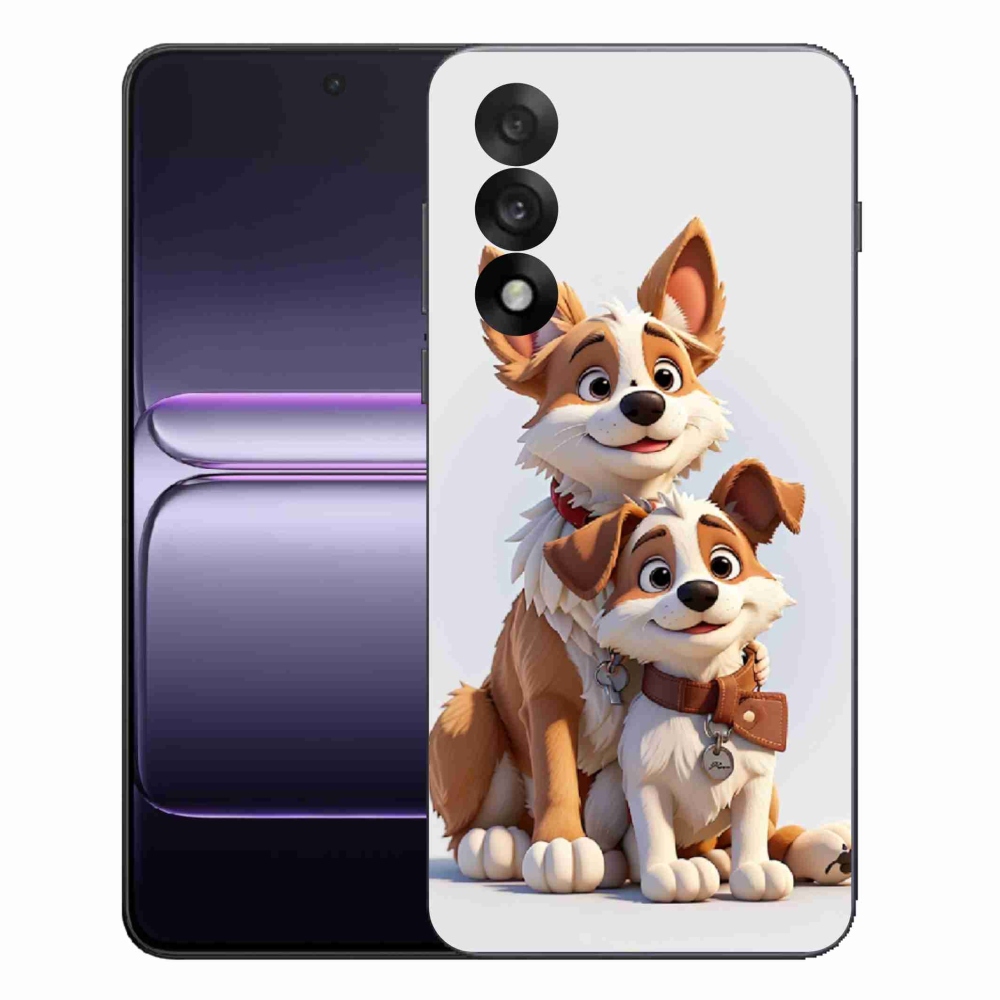 Gél borítás mmCase a One Plus Nord 5-re - kutyák rajzolása