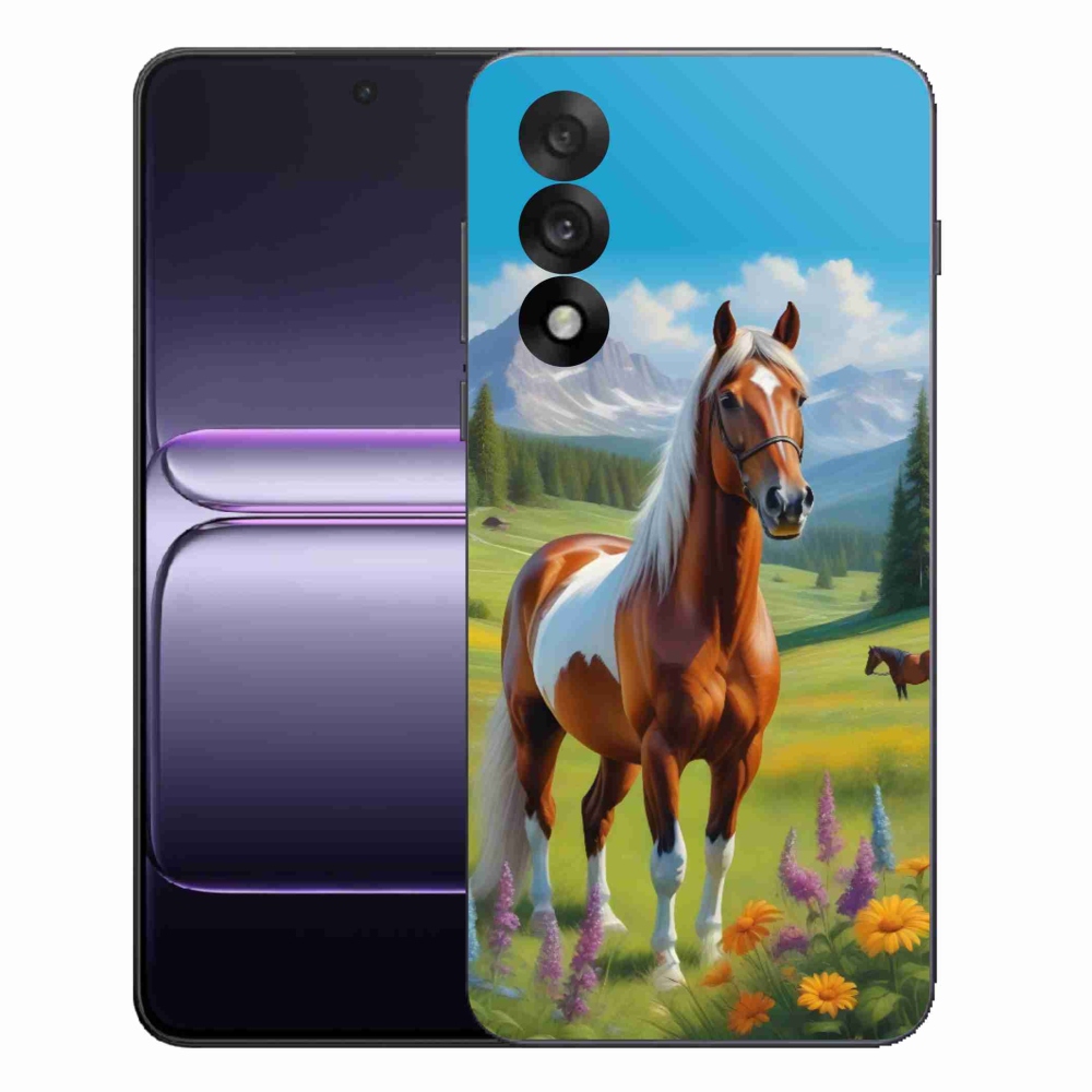 Zselés borítás mmCase a One Plus Nord 5 készülékhez - ló a réten