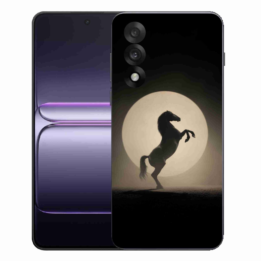 Zselés borítás mmCase a One Plus Nord 5 készülékre - ló sziluettben
