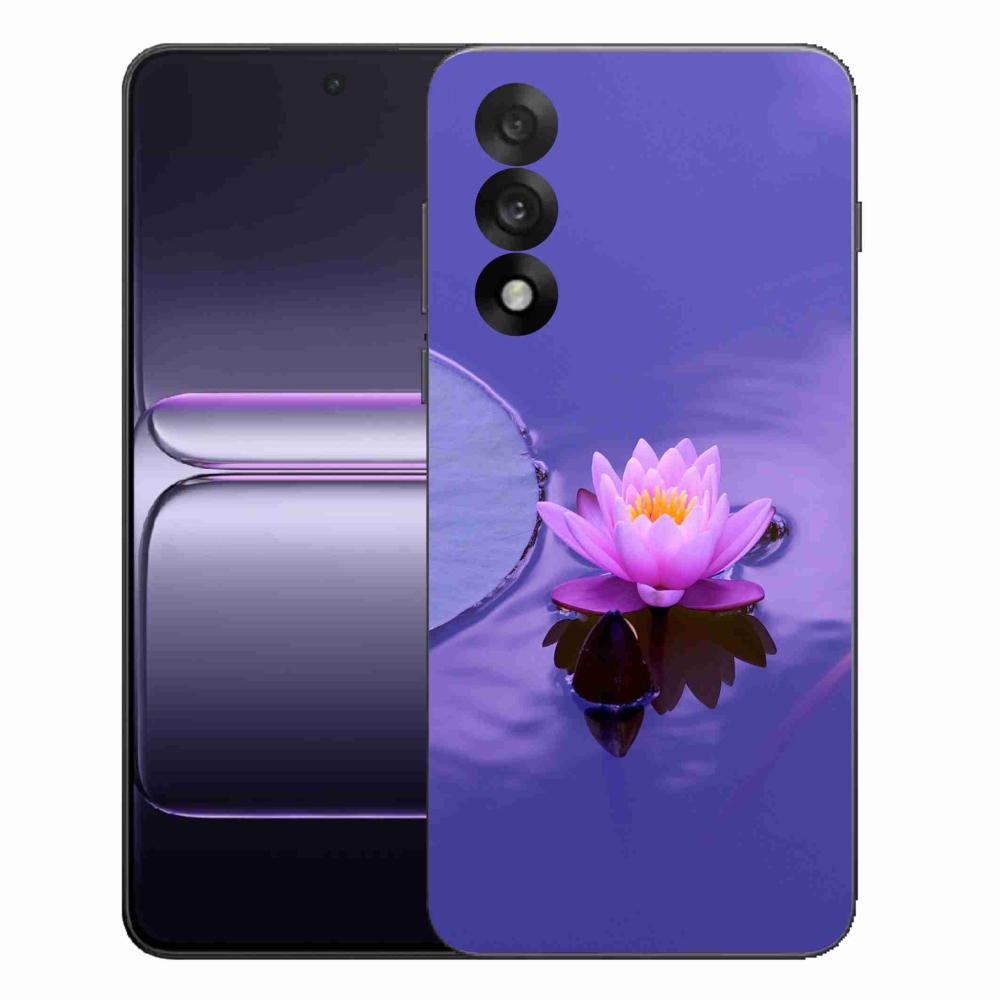 Gél borítás mmCase a One Plus Nord 5 számára - virág a felületen