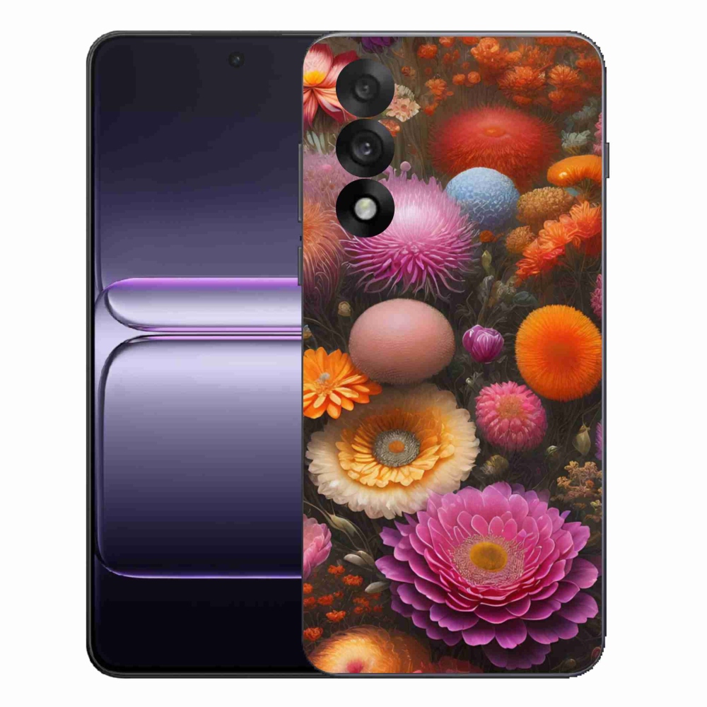 Gélburkolat mmCase a One Plus Nord 5-re - virágos kompozíció