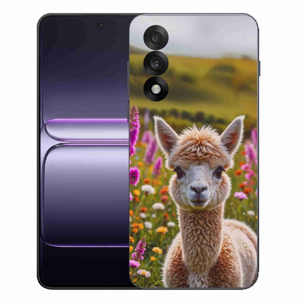 Zselés borítás mmCase for One Plus Nord 5 - Láma a réten