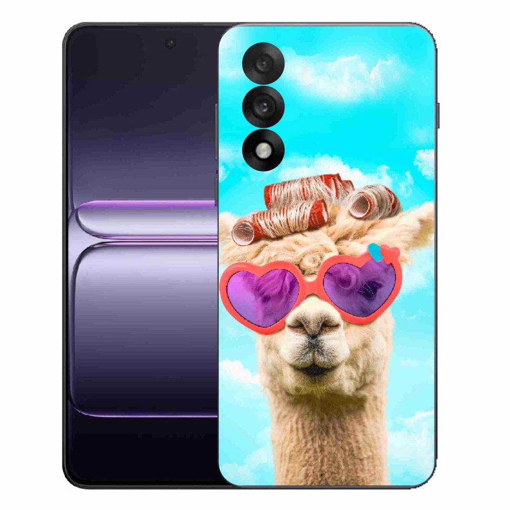 Zselés borítás mmCase a One Plus Nord 5 készülékhez - szemüveges láma